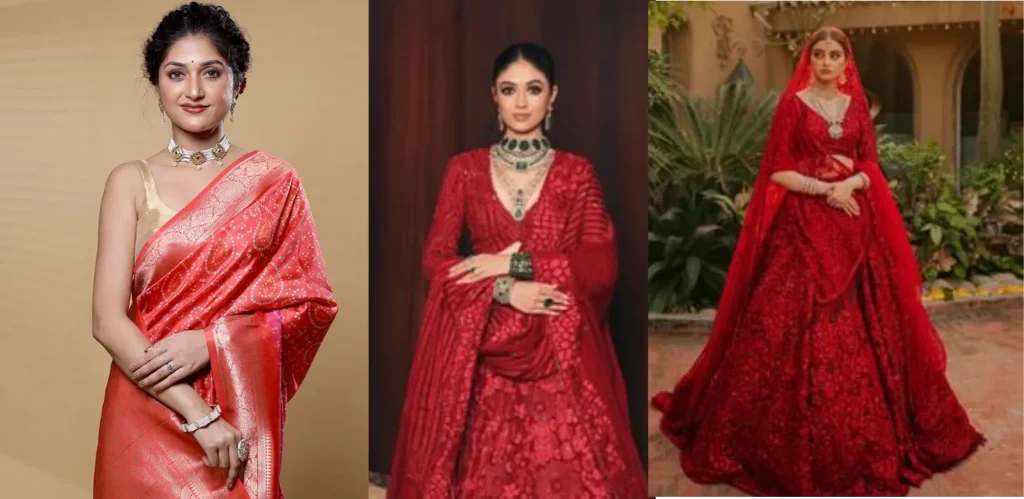 Understanding the Charm of a Red Lehenga​