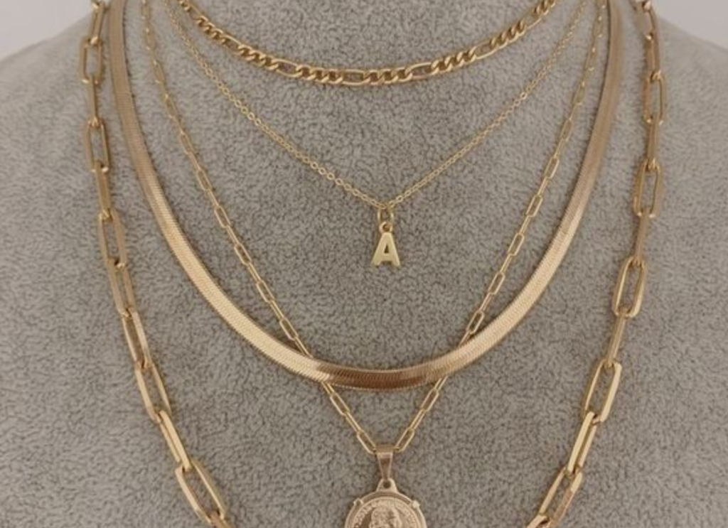 layered chain necklace