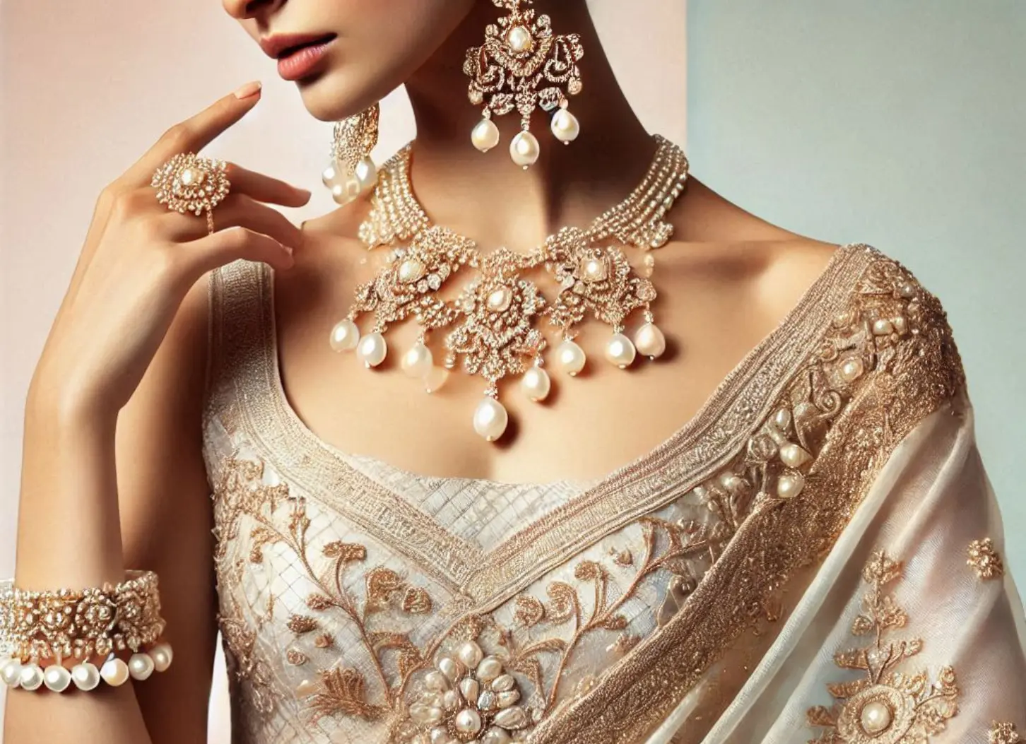 What Jewellery to Wear with White Saree | Perfect Style Tips