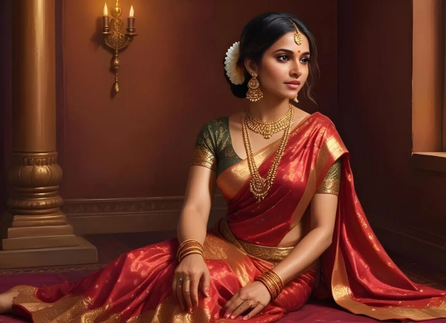 What Jewellery to Wear with Kanjeevaram Saree Expert Tips