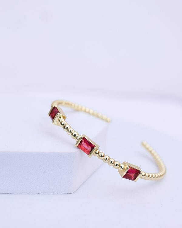 Ruby Radiance Cuff