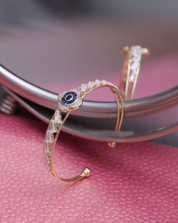 Blue Stone Diamond Cuff - Image 3
