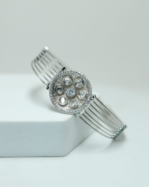 Silver Multiline Cuff