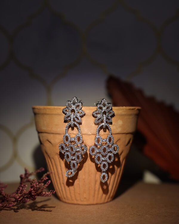 Silver Tree Earrings - Image 2