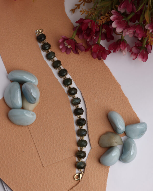 Green Stone Bracelet - Image 3