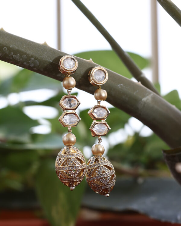 Earthern Drop Earrings - Image 4