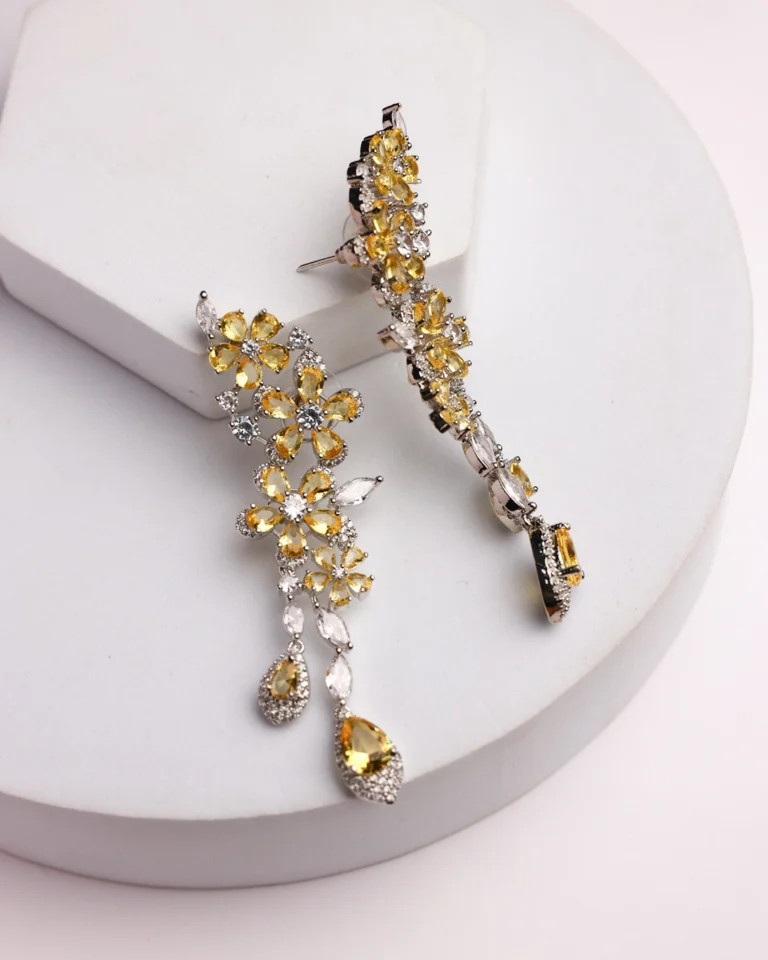Lavender Haze Drops Long Earrings for Women