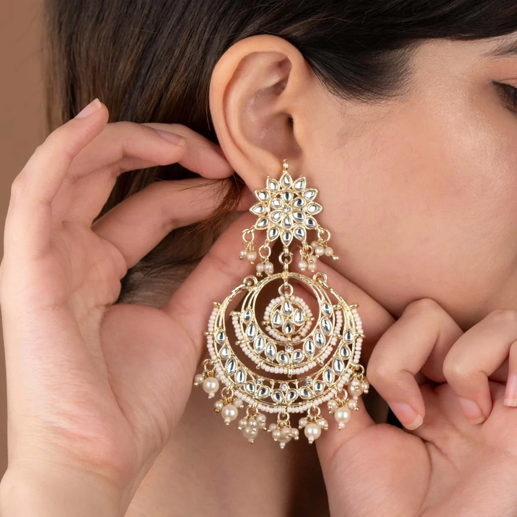 kundan earrings