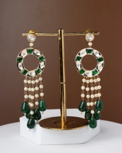 green earrings for women