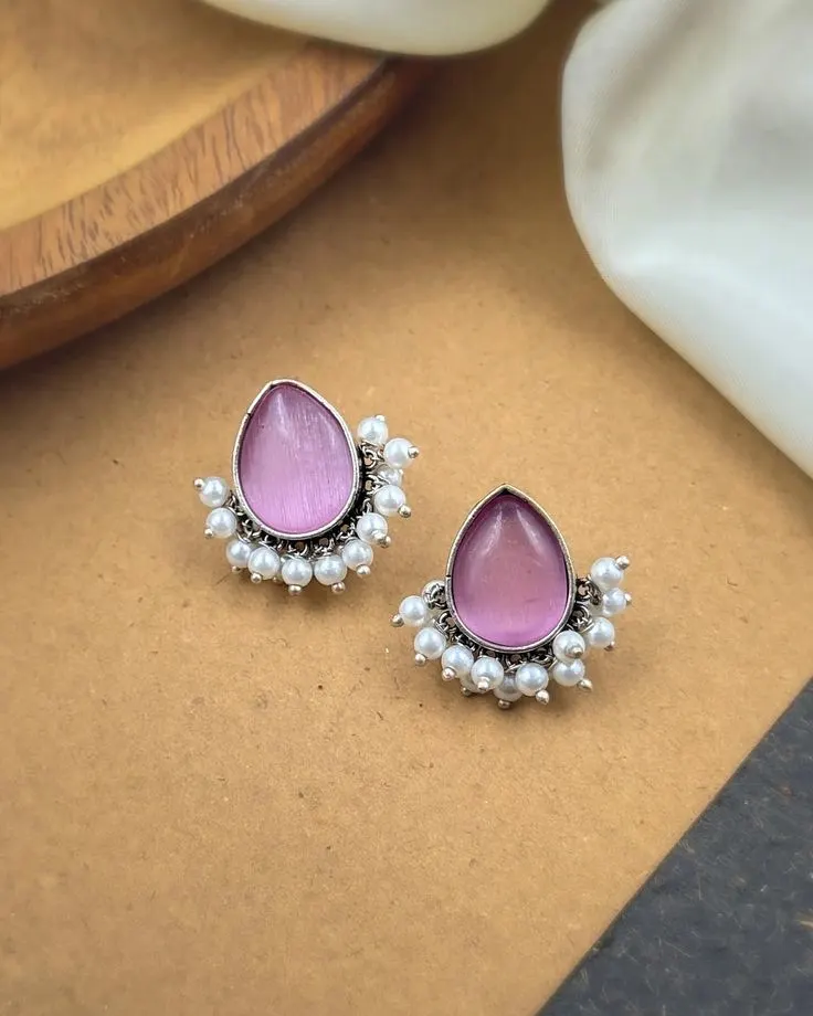 Ethnic stud earrings for occasions