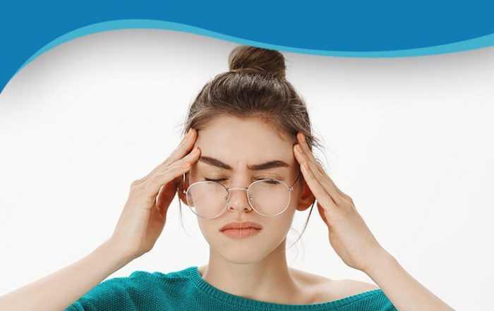 Inner ear diagram explaining causes of vertigo and dizziness in patients.